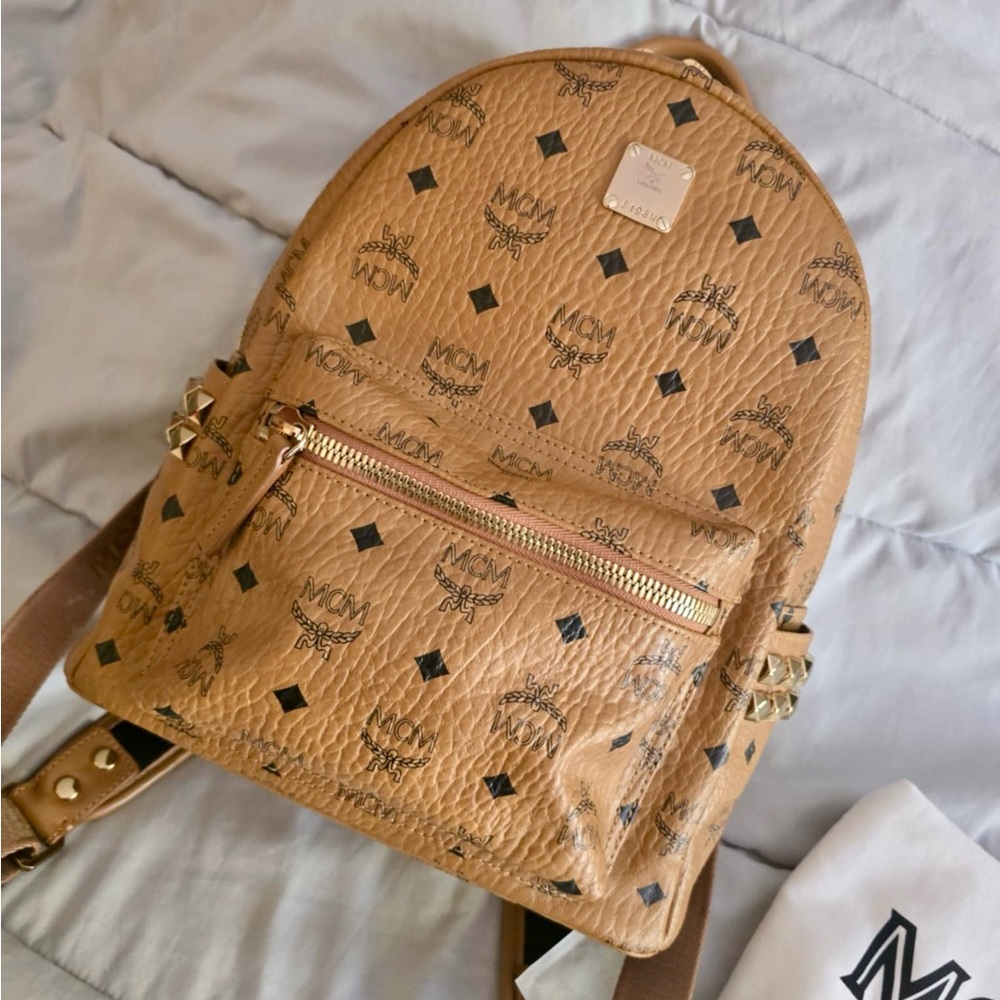 Pre-loved MCM small backpack